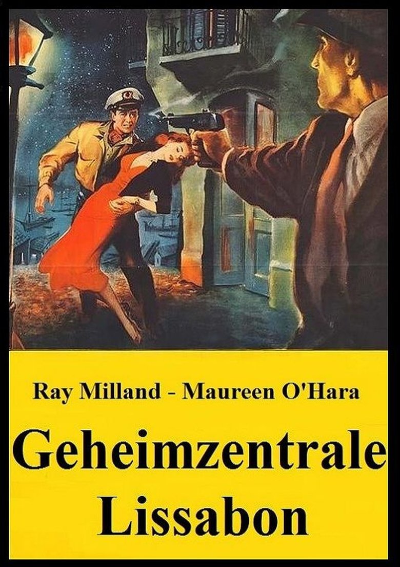 Geheimzentrale Lissabon poster