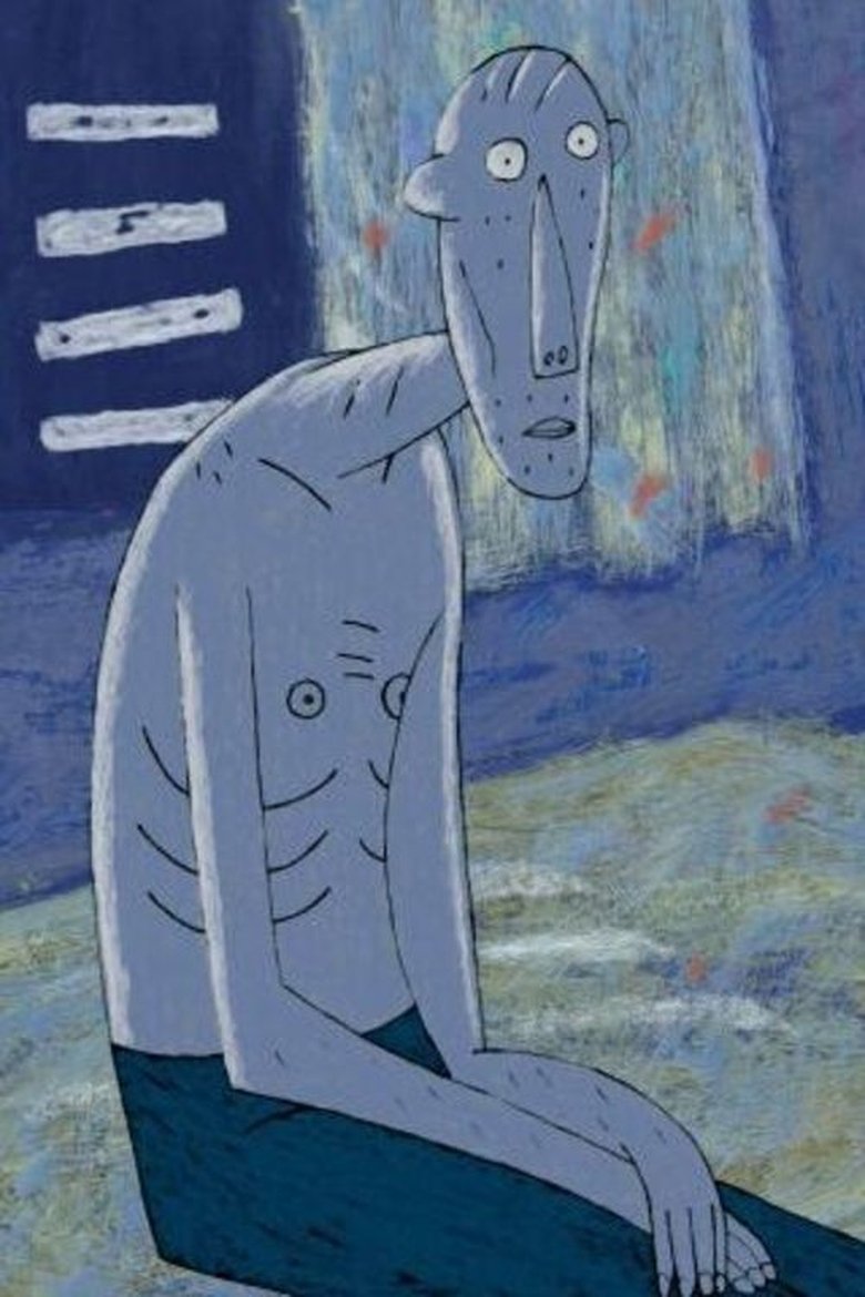 Le nez à la fenêtre main poster