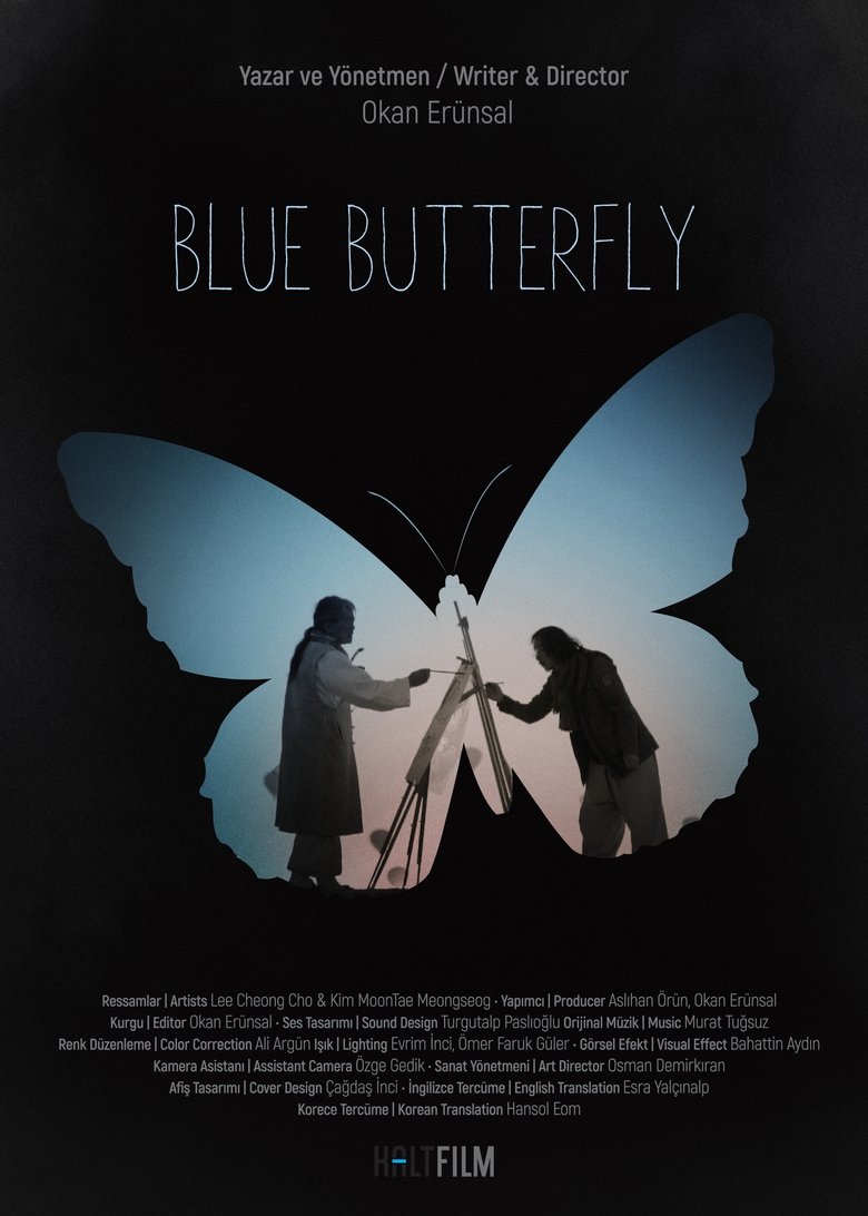 Blue Butterfly poster