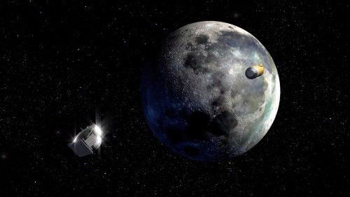 Still image for Cosmic Journeys season 1 episode 19: Crashing Into the Moon Still image for Cosmic Journeys season 1 episode 19: Crashing Into the Moon