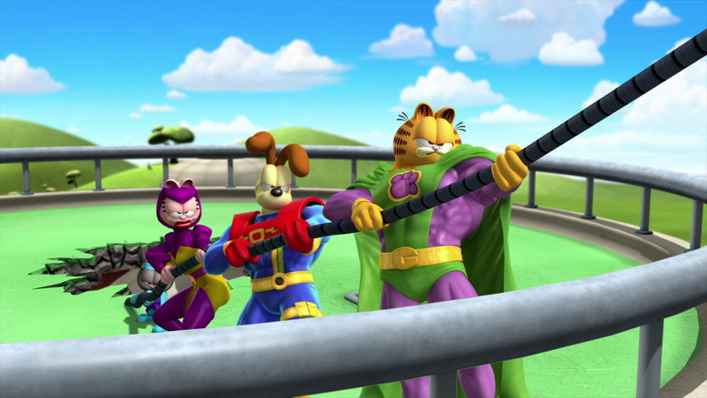 Frame from Garfield's Pet Force