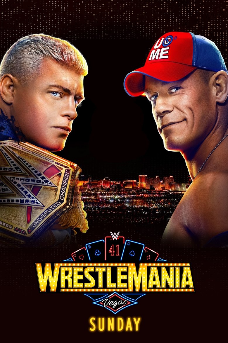 WWE WrestleMania 41: Sunday main poster