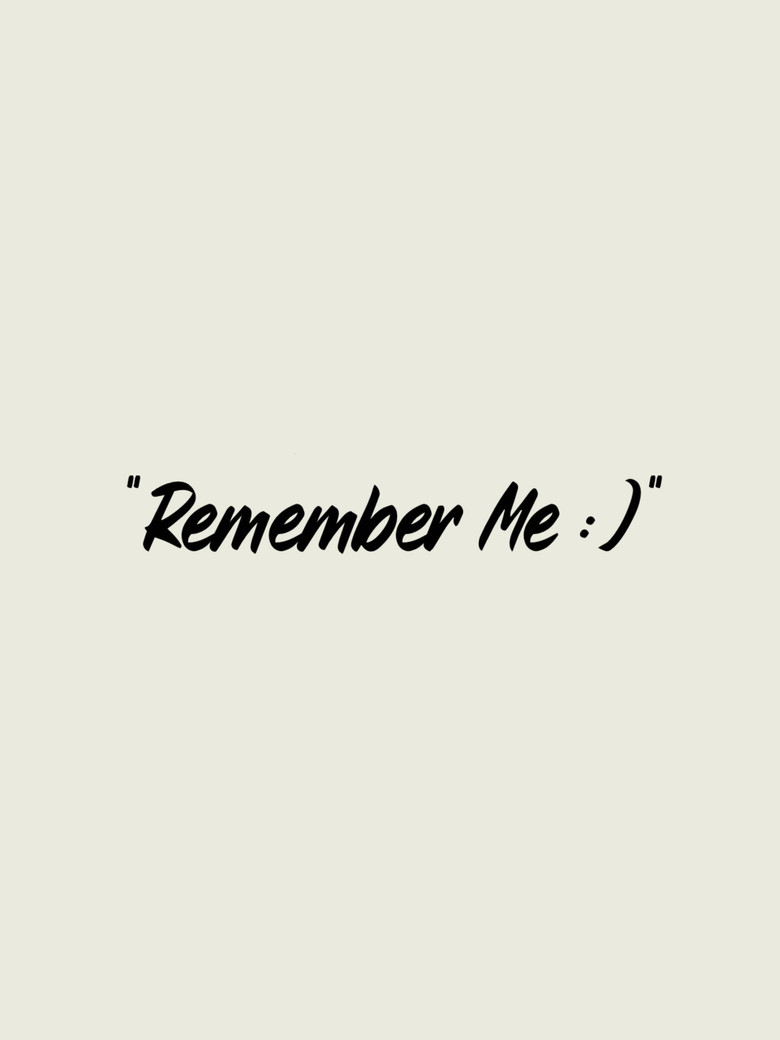 Imatge de "Remember Me :)"