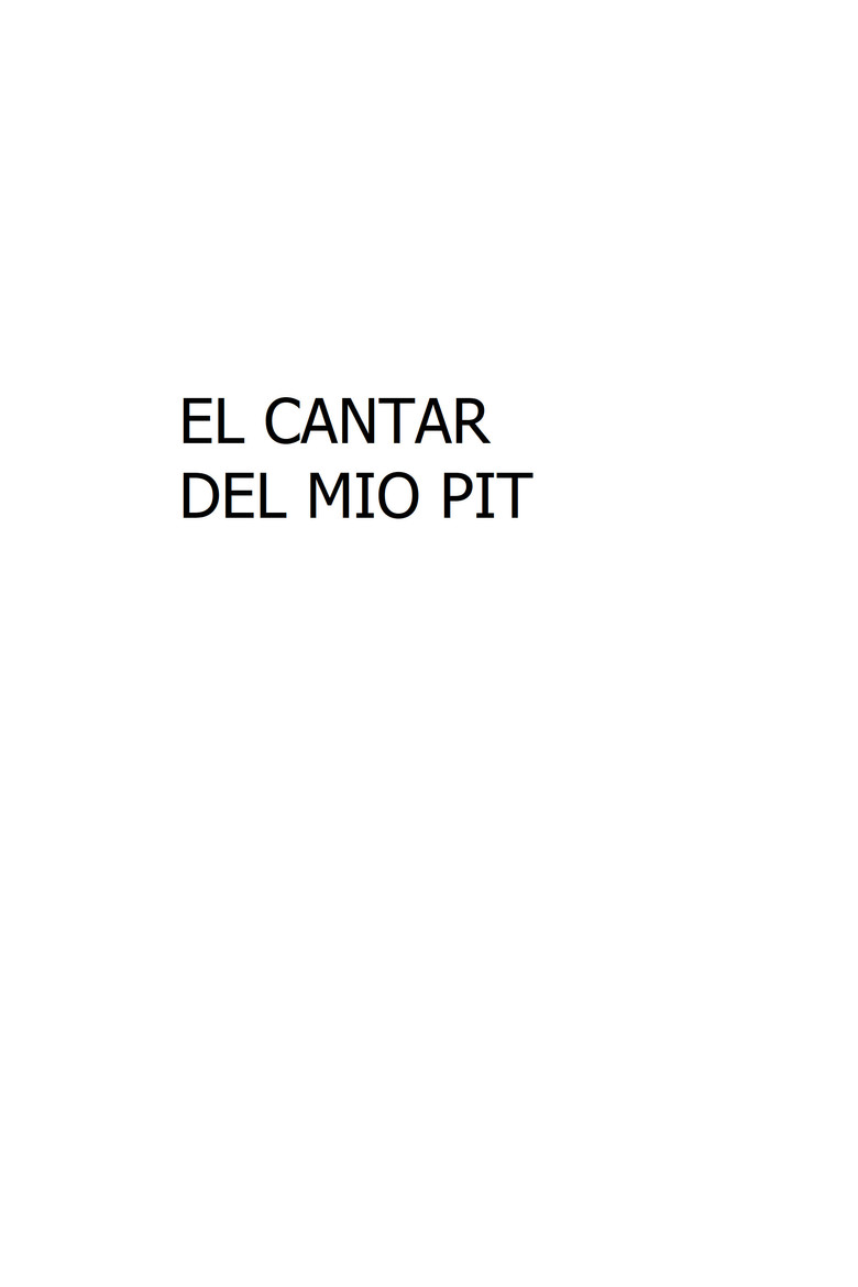 El cantar del mío Pit background