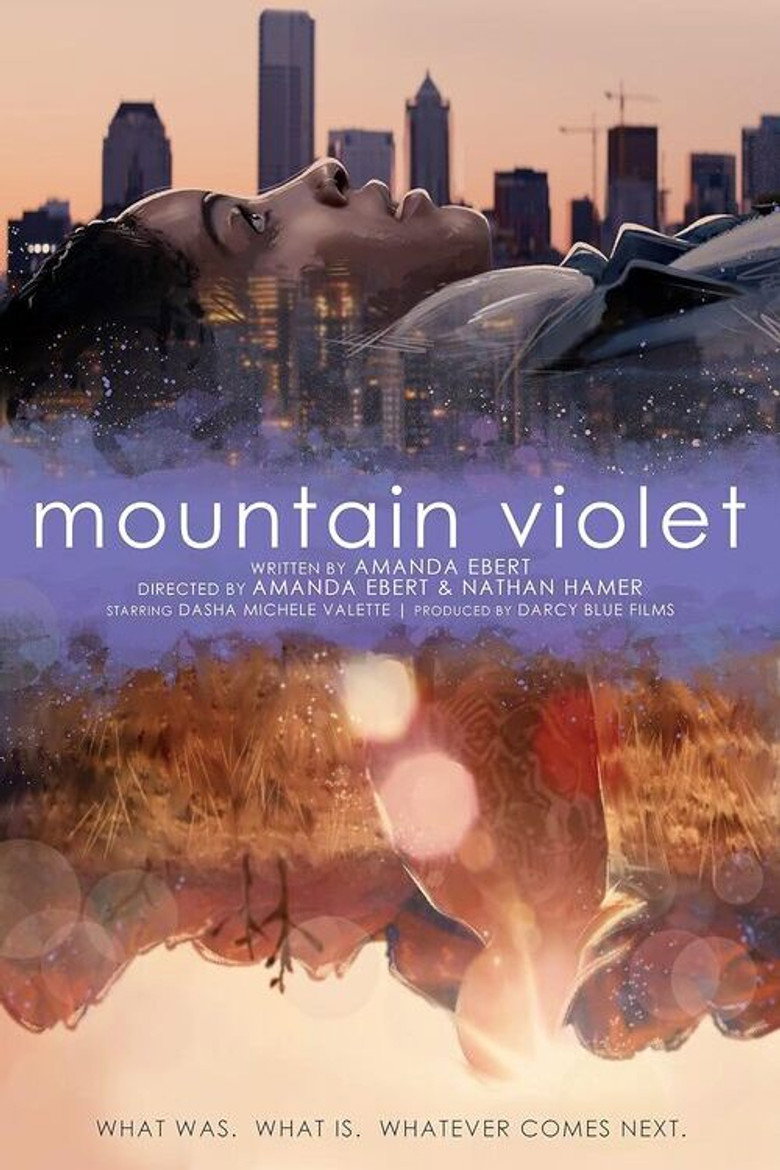 Mountain Violet background