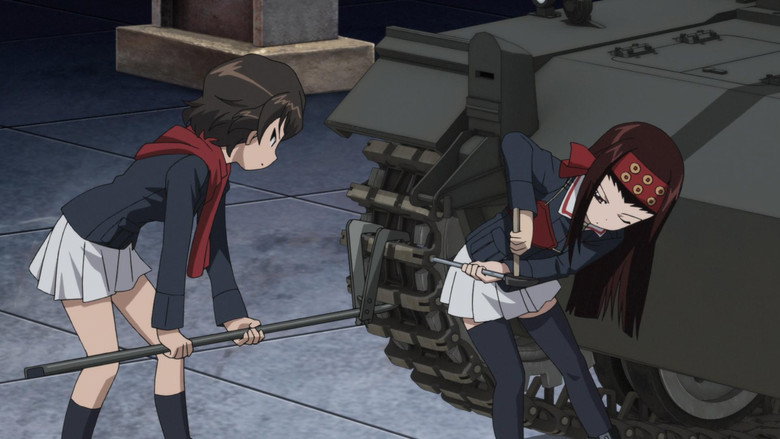 Still from Girls und Panzer - Season 1 Episode 10