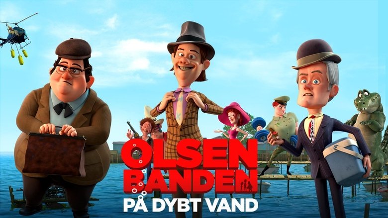 Olsen Banden på dybt vand poster