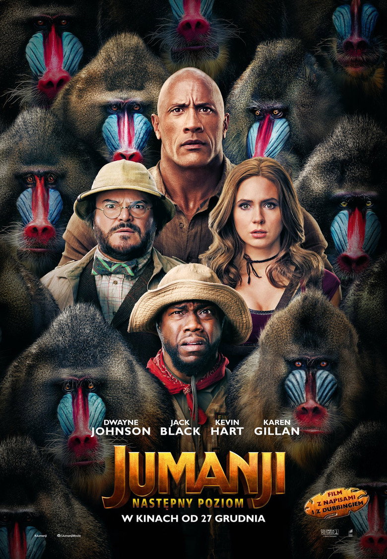 Plakat filmu Jumanji: Następny poziom