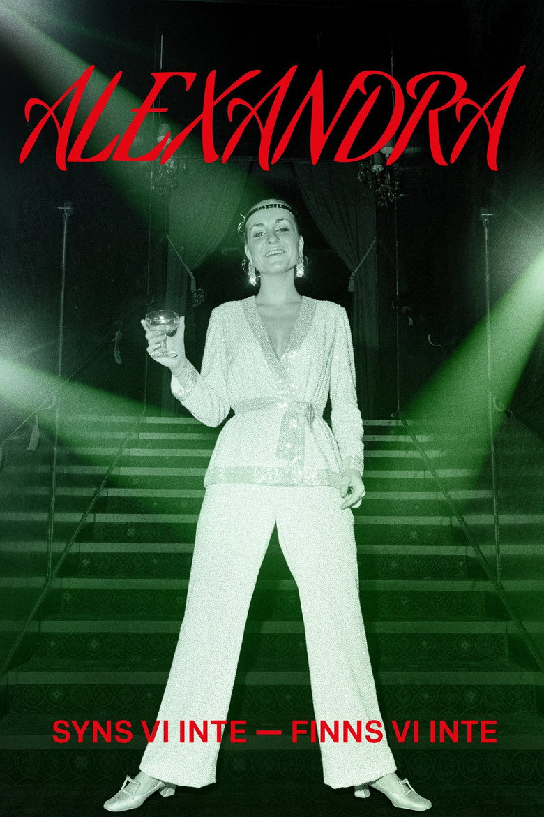 Official poster for Alexandra - syns vi inte, finns vi inte