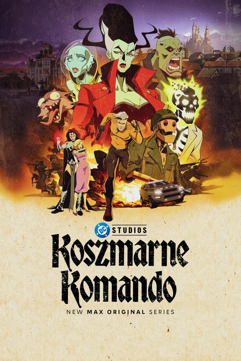 Plakat serialu Koszmarne Komando (2024–2025)