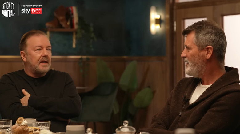 Still image for Stick to Football season 1 episode 59: Ricky Gervais: Comedy, Football and Brotherly Bonds With Roy Keane Still image for Stick to Football season 1 episode 59: Ricky Gervais: Comedy, Football and Brotherly Bonds With Roy Keane