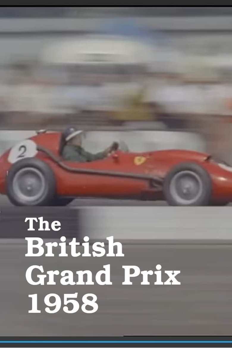 British Grand Prix 1958 main poster