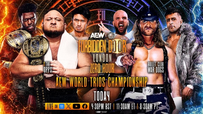AEW x NJPW: Forbidden Door - Zero Hour main backdrop