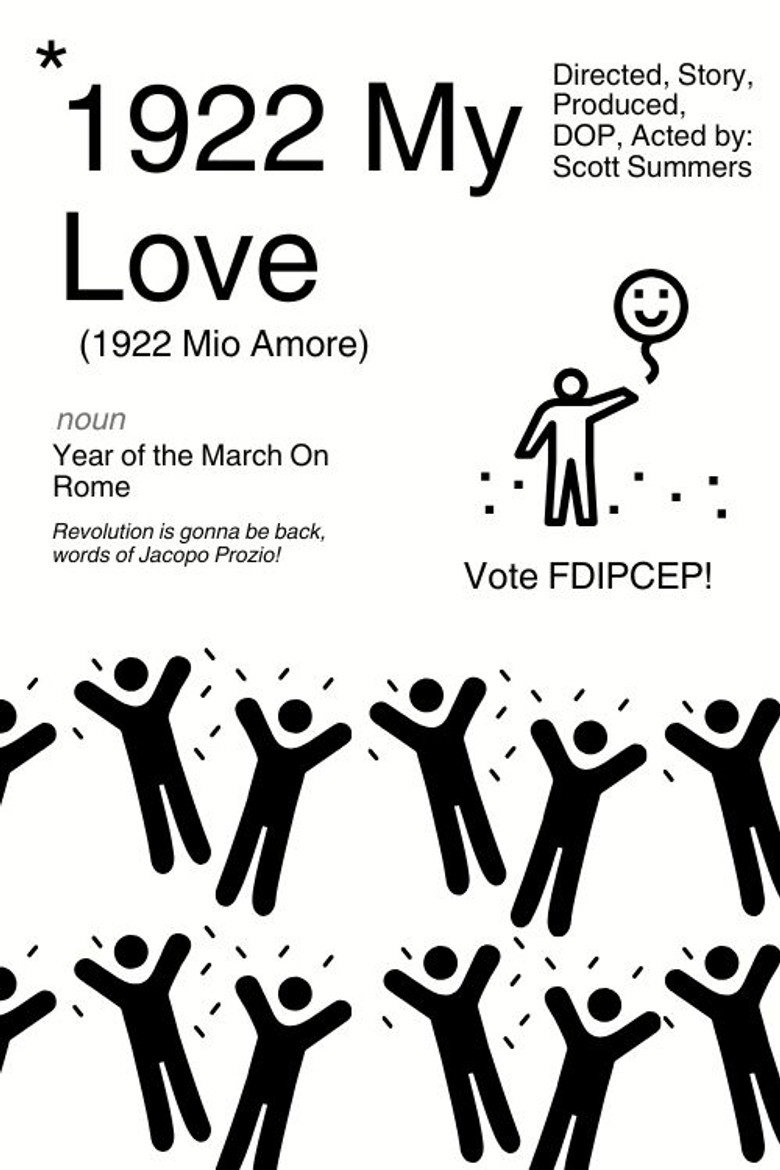 1922 Mio Amore poster