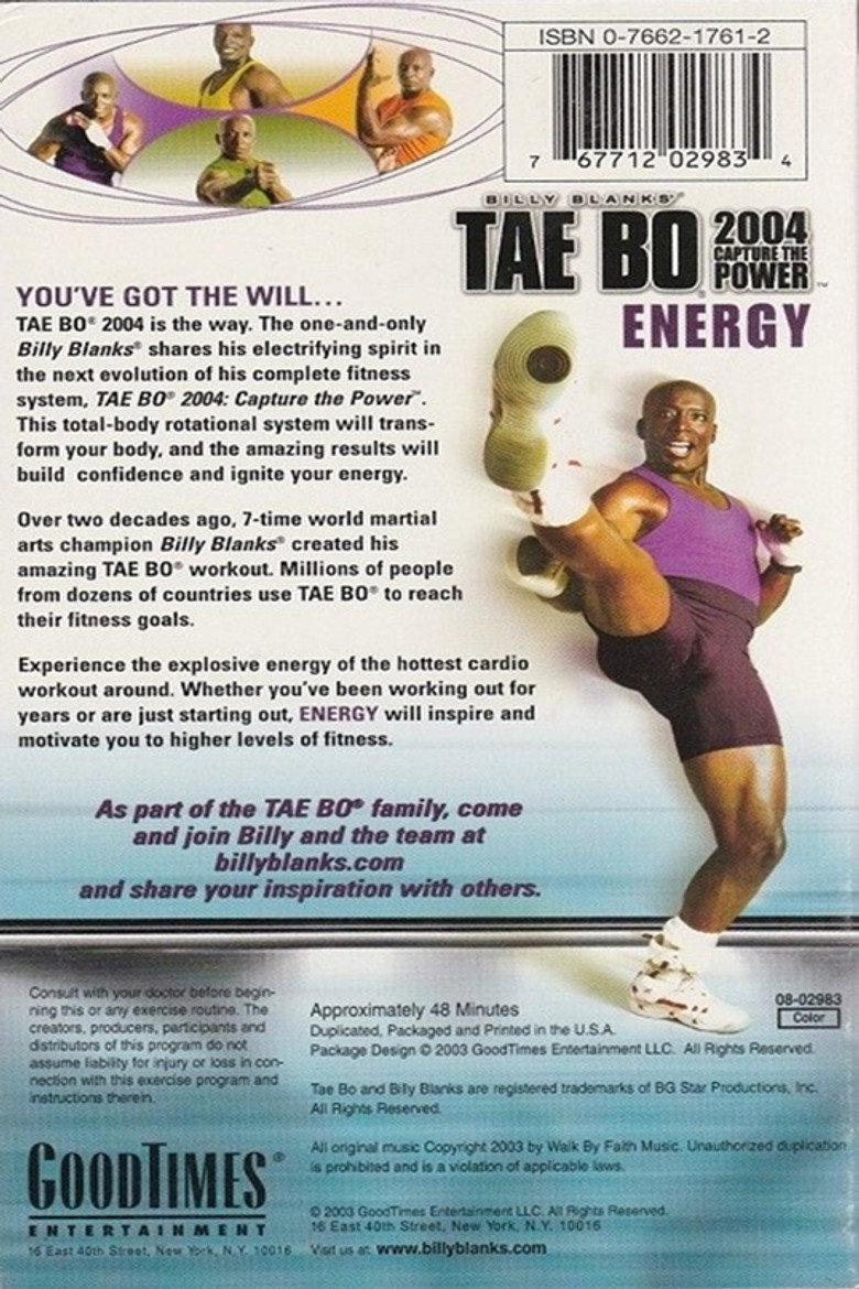Imatge de Billy Blanks Tae Bo 2004 Capture the Power ENERGY