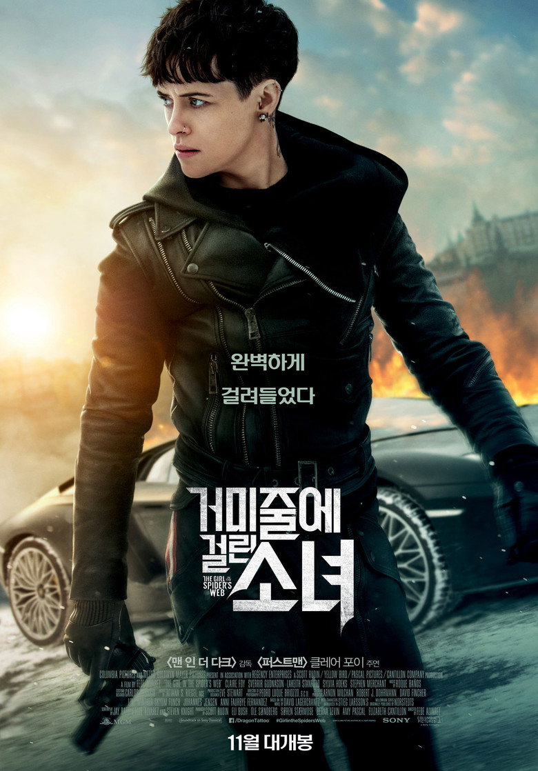 거미줄에 걸린 소녀(The Girl in the Spider's Web) poster