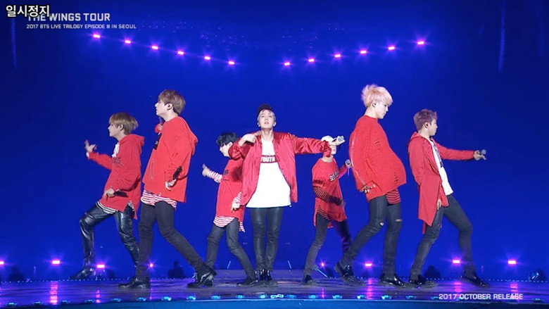 Still from BTS Live Trilogy Episode III: The Wings Tour in Seoul