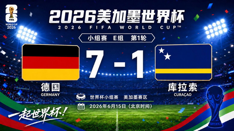 E组 第1轮 德国7-1库拉索 görseli