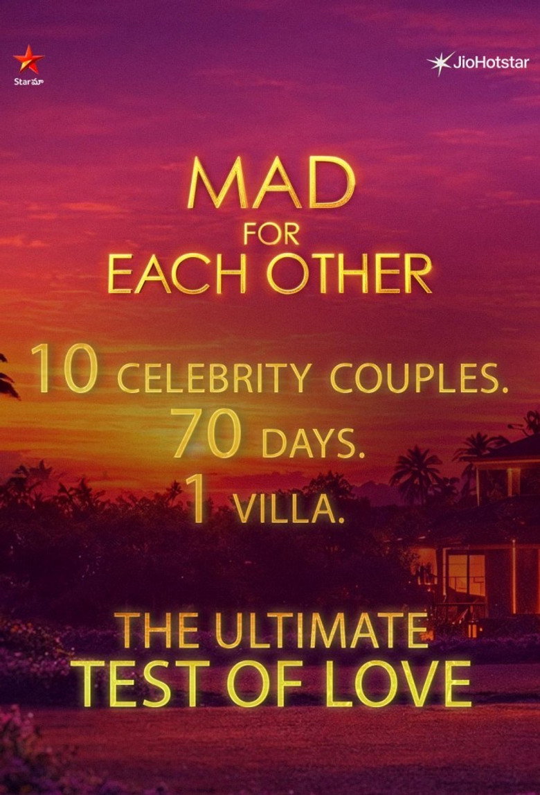 Official poster for Mad For Each Other