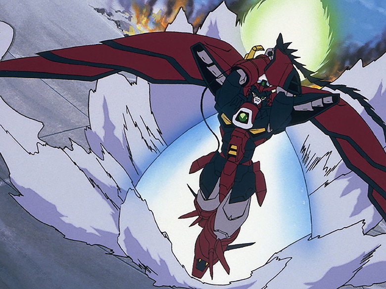 Still from Mobile Suit Gundam Wing - Season 1 Episode 34