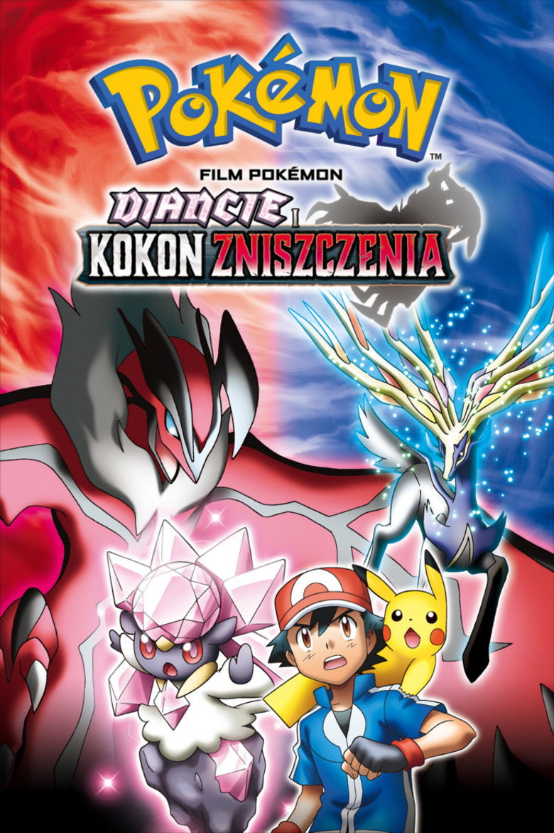 Plakat filmu Pokémon: Diancie i Kokon Zniszczenia