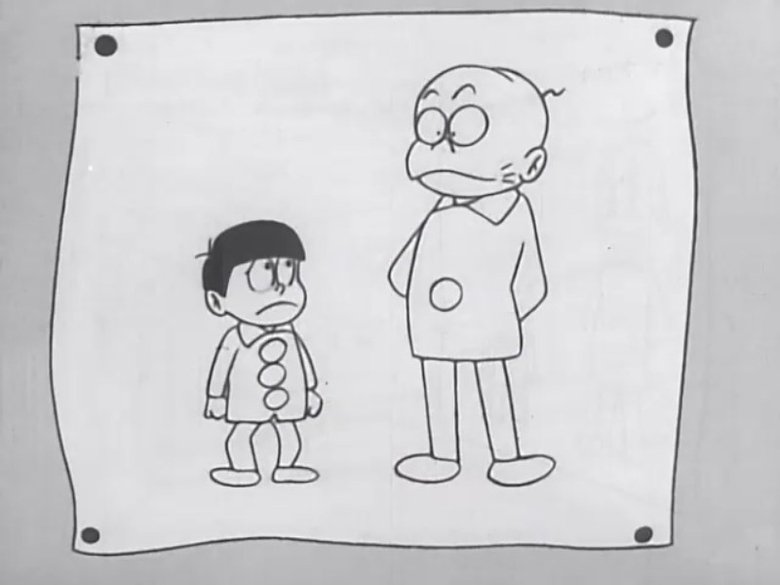Still image for Osomatsu-kun season 1 episode 10: I am Chibita, The Giant! / Counterattack Operation Pepen Still image for Osomatsu-kun season 1 episode 10: I am Chibita, The Giant! / Counterattack Operation Pepen