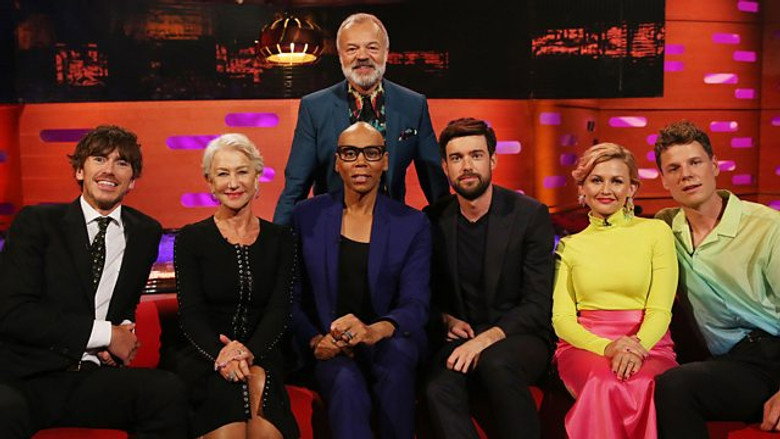 Dame Helen Mirren, Jack Whitehall, Simon Reeve, RuPaul