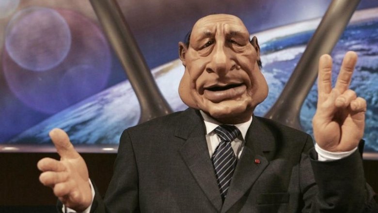 Les guignols de l'info - Présidentielle 1995 main backdrop