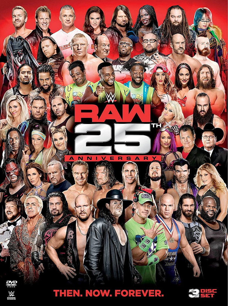 WWE Raw 25th Anniversary background