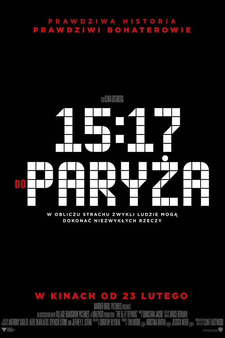 Plakat filmu 15:17 do Paryża