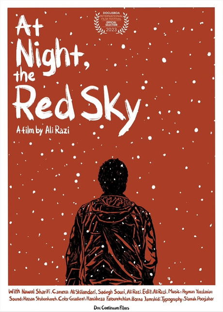 At Night, the Red Sky poster