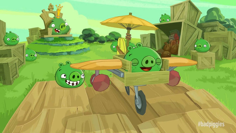 Кадр із фільму «Bad Piggies»