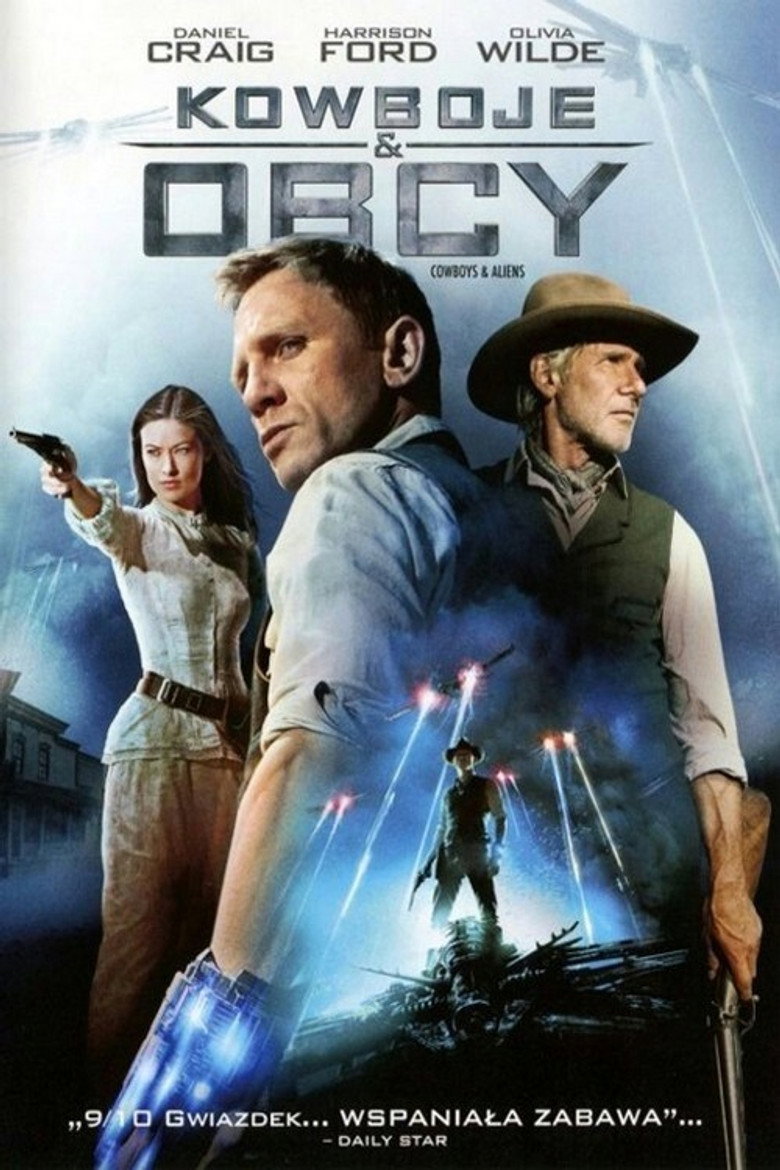 Plakat filmu Kowboje i Obcy