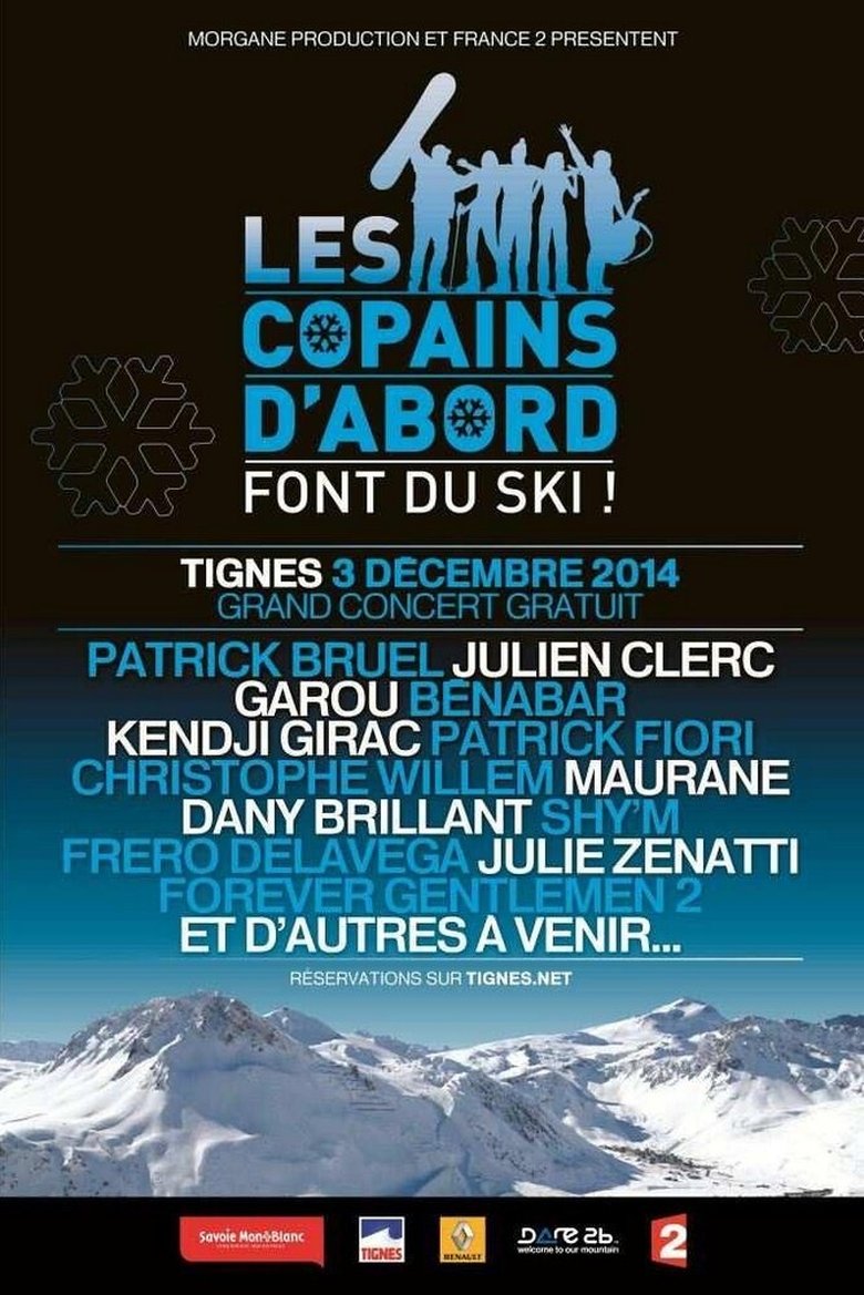 Les copains d'abord font du ski main poster