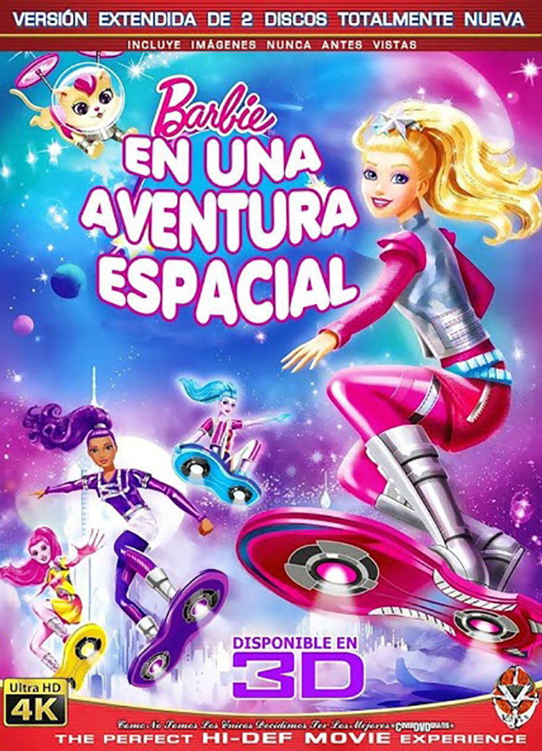 Portada de Barbie en una aventura espacial