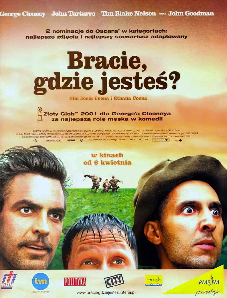 Plakat filmu Bracie, gdzie jesteś?