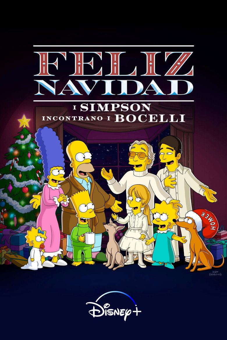 Copertina di &ldquo;Feliz Navidad&rdquo;- I Simpson incontrano i Bocelli