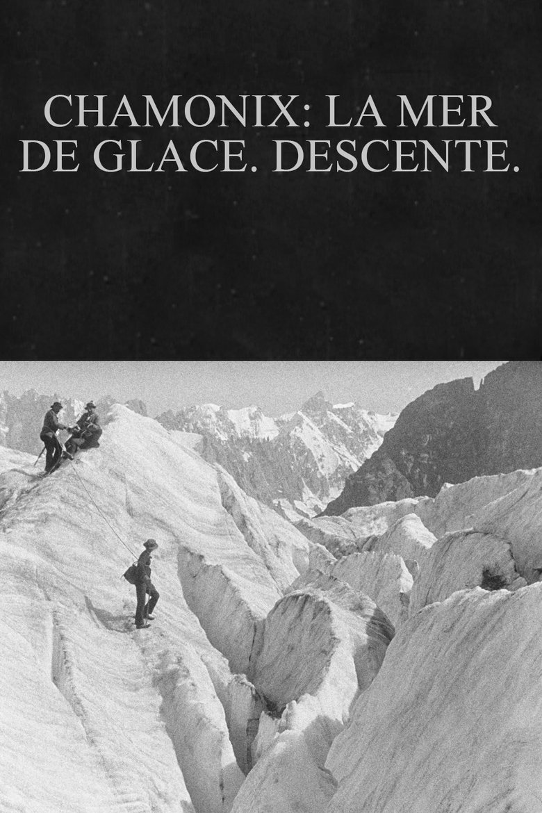 Chamonix: la mer de glace. Descente. main poster