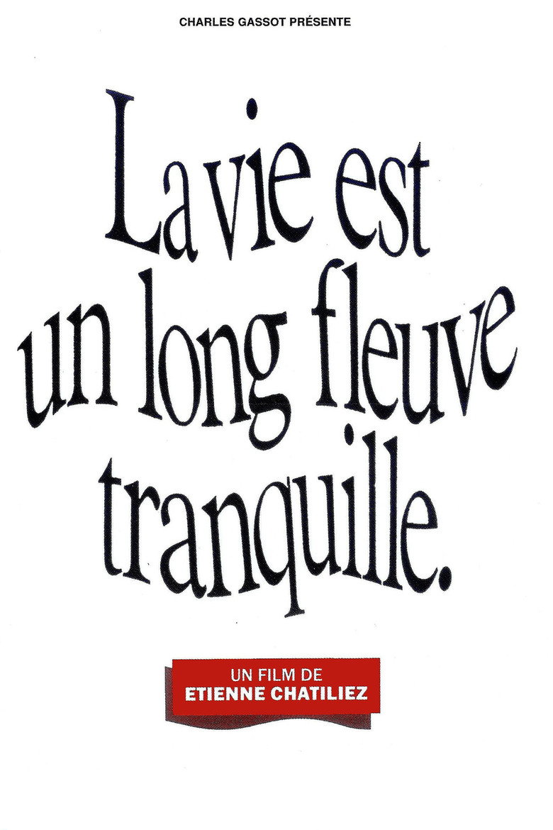 Affiche de LA VIE EST UN LONG FLEUVE TRANQUILLE