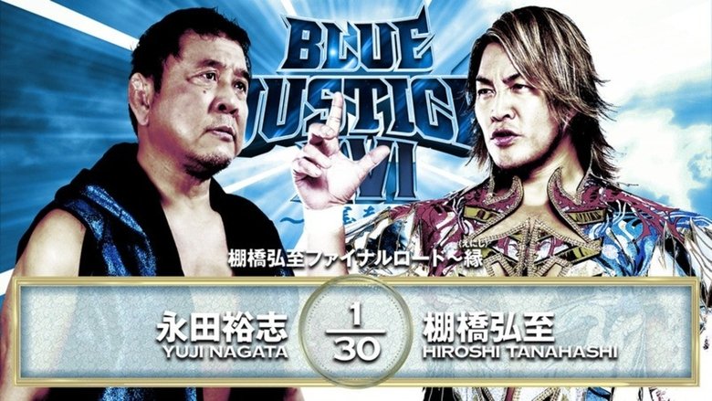 NJPW Yuji Nagata Produce Blue Justice XVI main backdrop