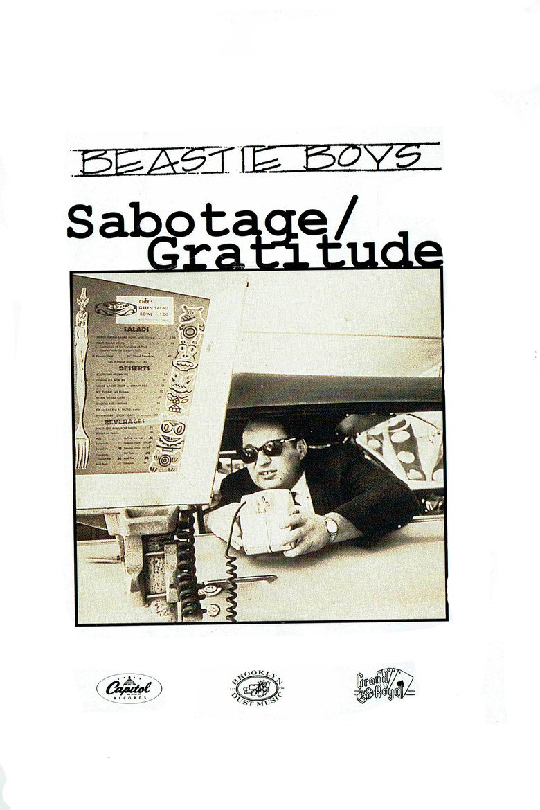 Beastie Boys - Sabotage / Gratitude poster