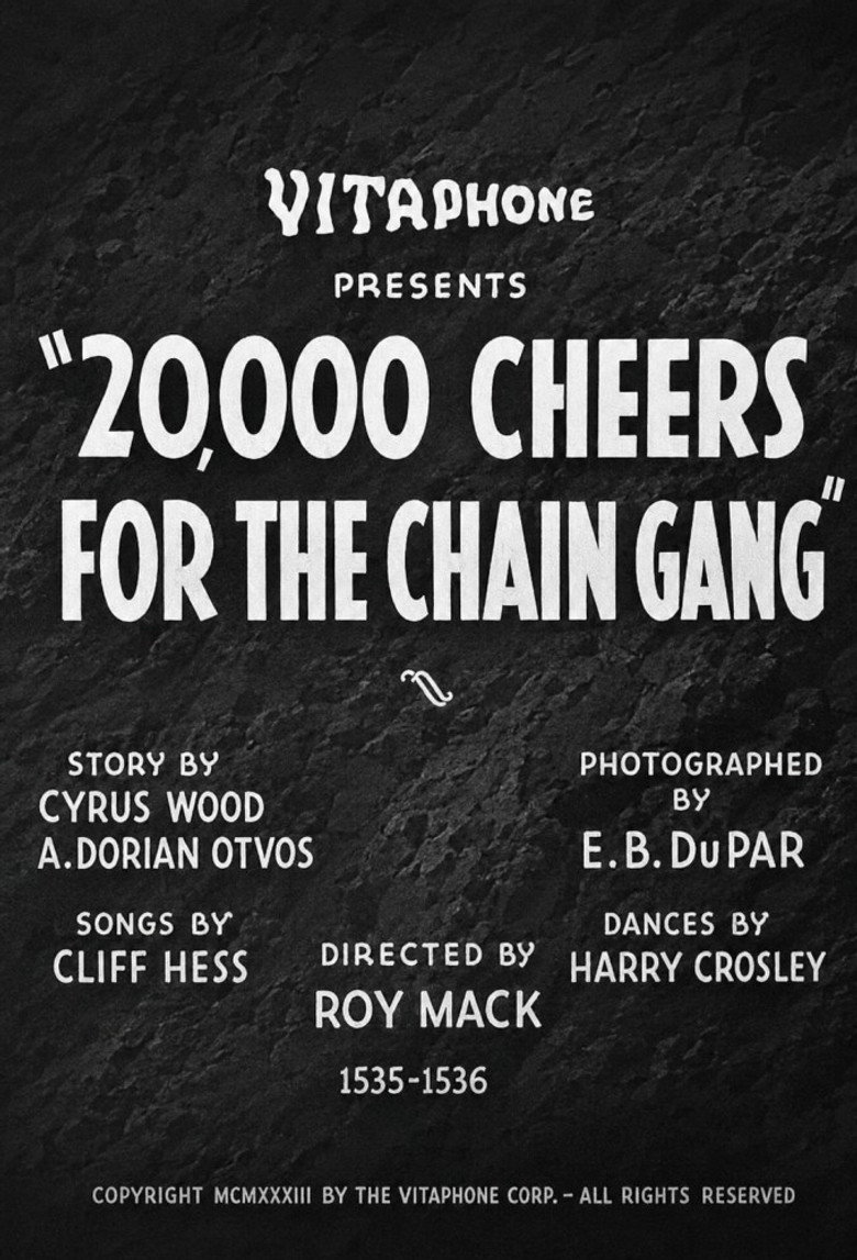 20,000 Cheers for the Chain Gang poster