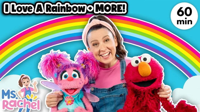 I Love A Rainbow with Ms Rachel, Elmo & Abby görseli