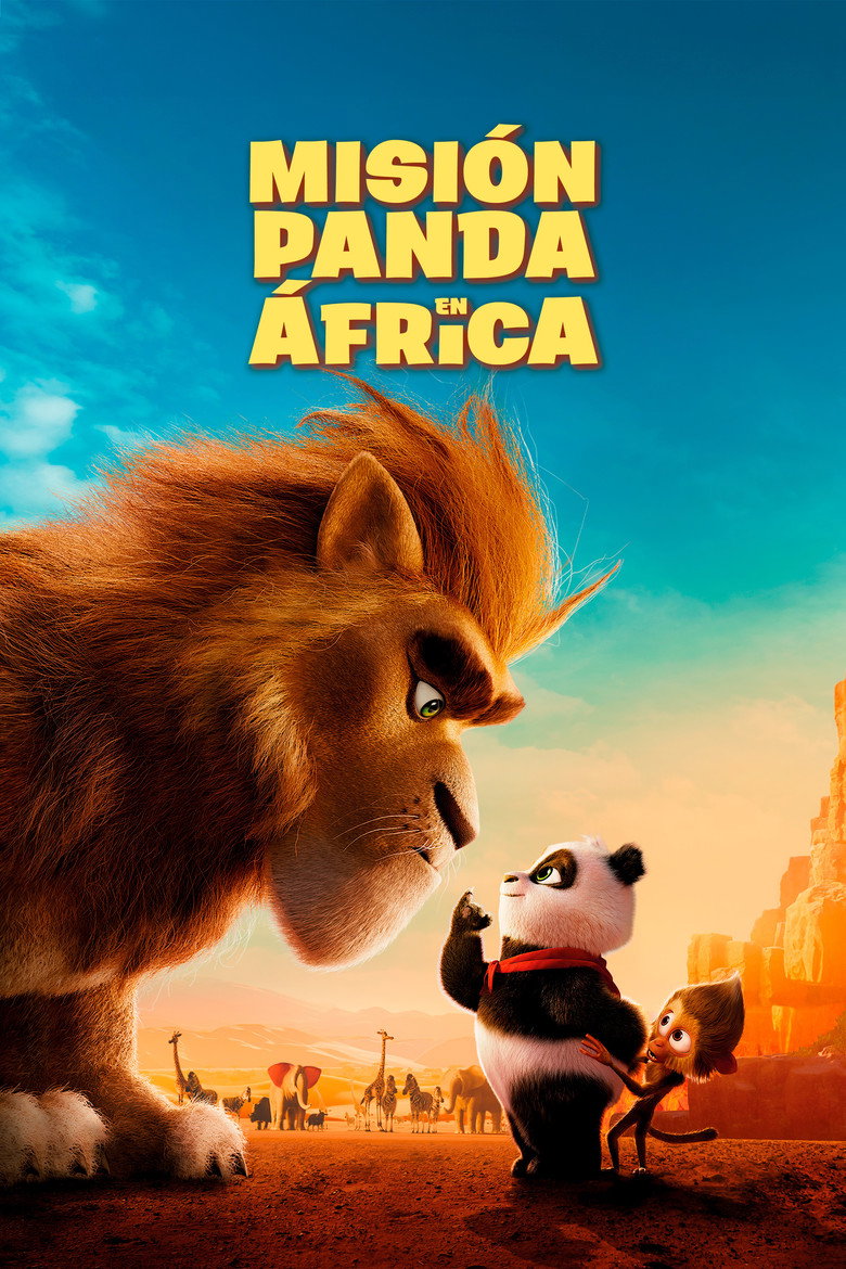 Imagen de Un panda en África