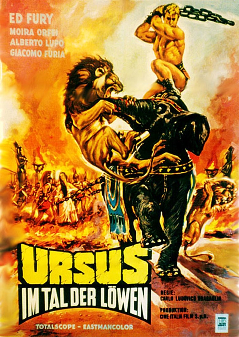 Ursus im Tal der Löwen poster