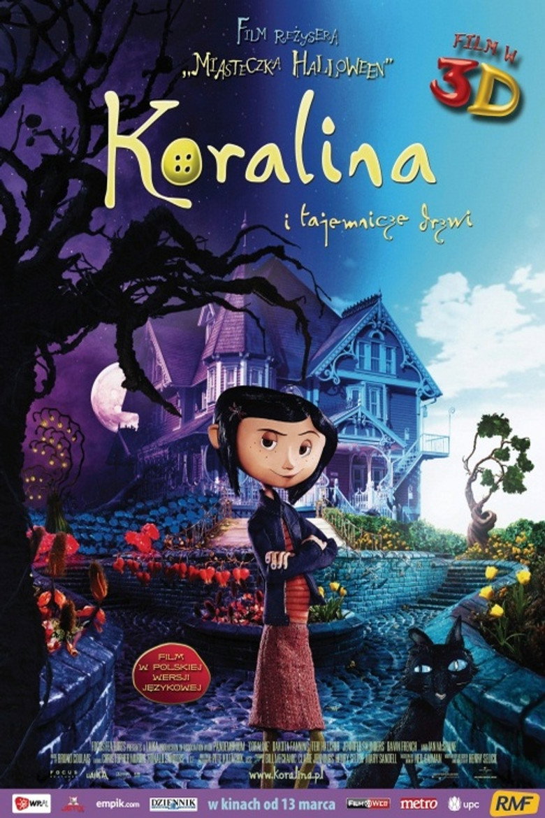 Plakat filmu Koralina i tajemnicze drzwi