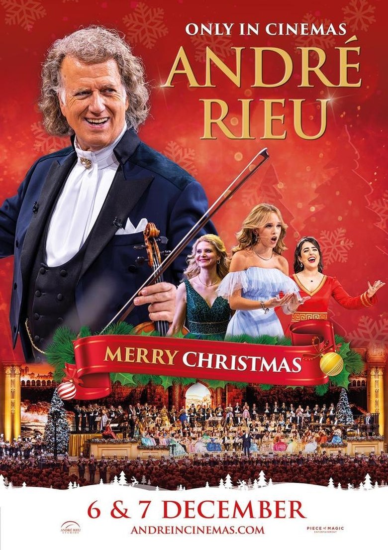 Andre Rieu's 2025 Christmas Concert: Merry Christmas poster