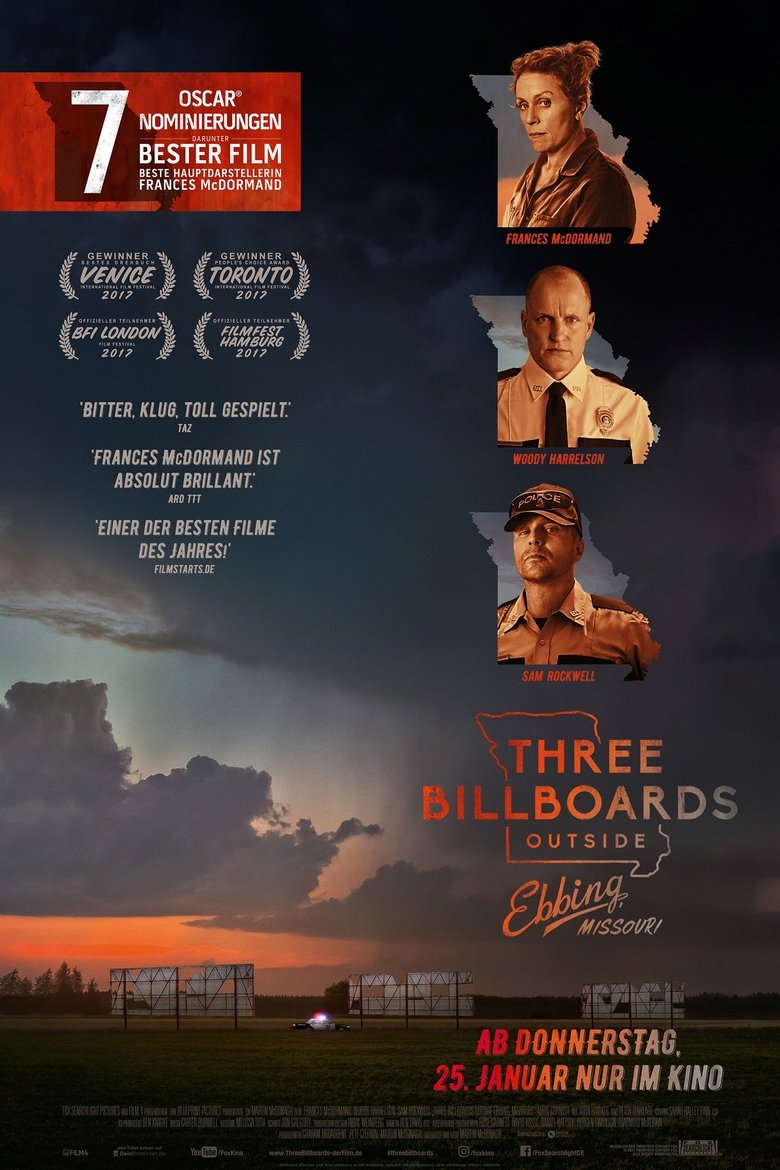 Three Billboards Outside Ebbing, Missouri poster