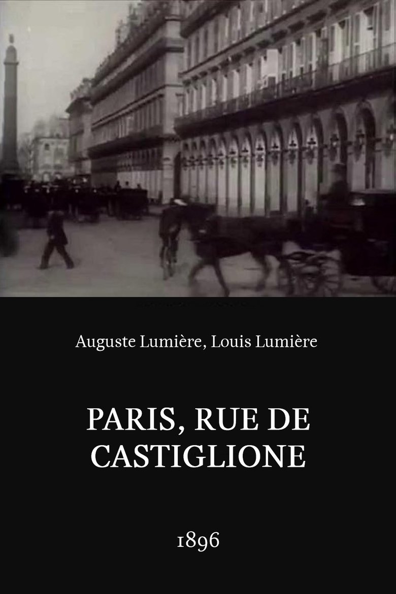 Paris, rue de Castiglione main poster