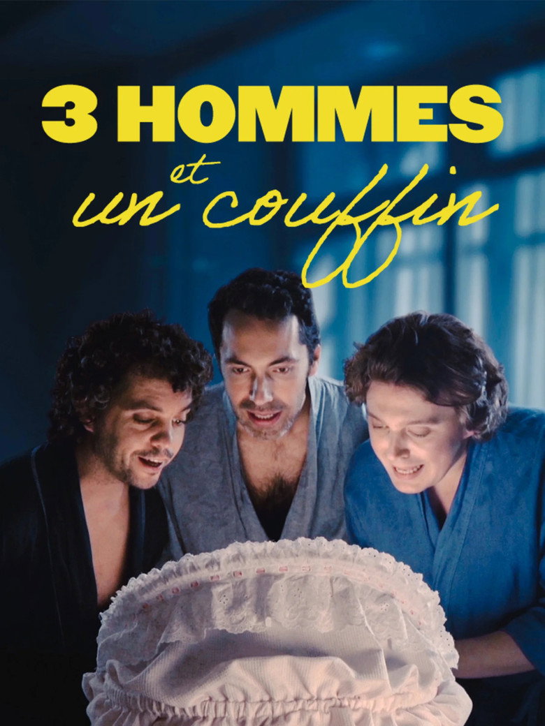 Affiche de 3 HOMMES ET UN COUFFIN